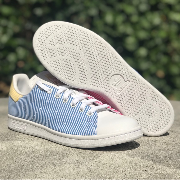 Adidas Stan Smith Pride Pink Blue LGBTQ+ Sneakers - Picture 5 of 9